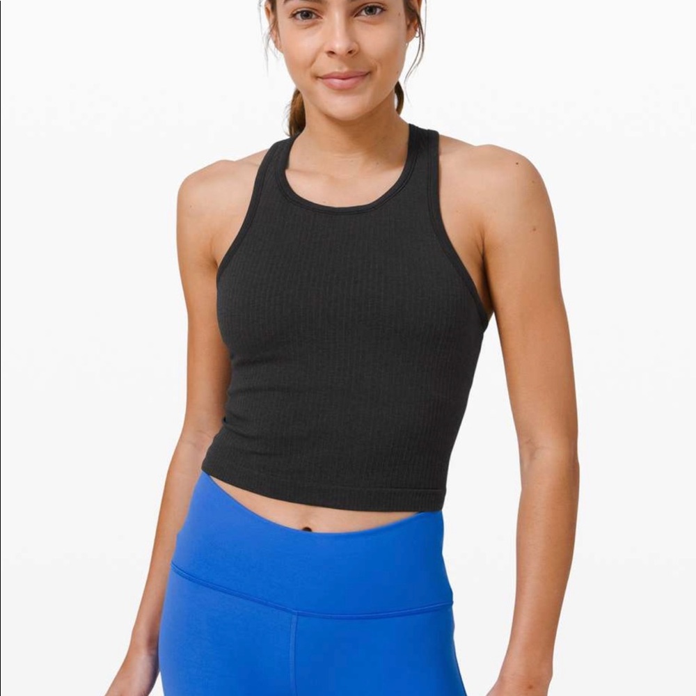 Lululemon Ebb To Street Racerback Crop Tank